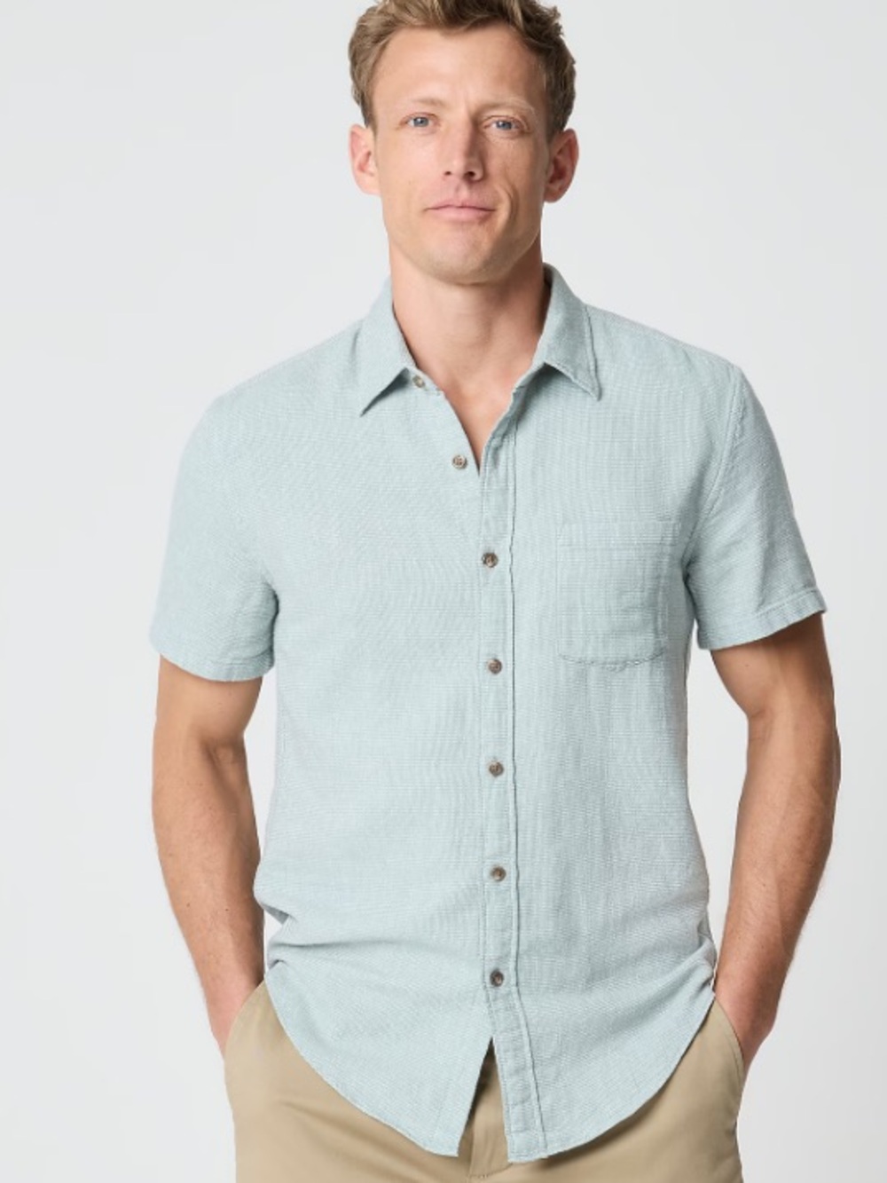 J crew Short-sleeve harbor shirt